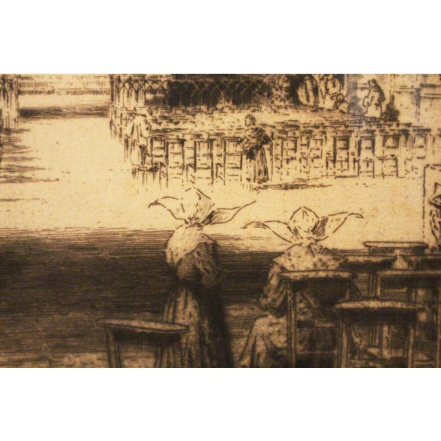 Early 20th Century English Engraving of the Interior of St. Etienne-Du-Mont in Paris by Howarth For Sale - Image 4 of 10