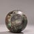 1940s Vintage Archaistic Bronze Bottle Vase | Gold Inlay Motif For Sale - Image 5 of 8
