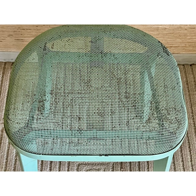 1950s Industrial Metal Mesh Side Chair in the Manner of Jean Prouvé For Sale - Image 9 of 11
