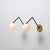 Mid-Century Modern Italian Wall Sconces with Opaline Glass Globes, 1950s, Set of 2 For Sale - Image 11 of 13