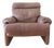Coronado Lounge Chair in Brown Leather by Tobia and Afra Scarpa for B&B Italia / C&B Italia, 1960s For Sale
