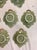 Vintage Majolica Ceramic Leaf Plates With Cane Wrapped Handles- Set of 10 For Sale - Image 14 of 18
