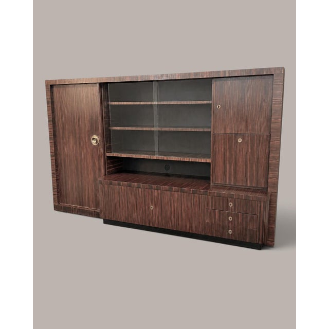 An exceptionally high-quality cabinet designed by Bruno Paul. This is a particularly elaborate version of the model,...