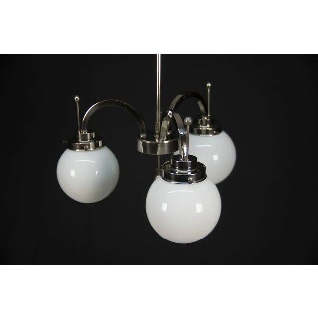 1920s Art Deco Chandelier, 1920s For Sale - Image 5 of 12