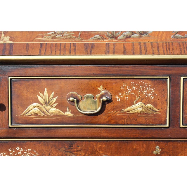 Hekman Chinoiserie Drop-Front Desk For Sale - Image 13 of 18