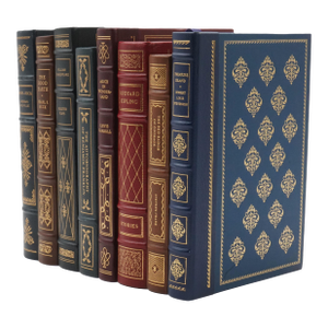 Set of 8 Franklin Library Leather Bound Books