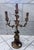 Mid 20th Century Italian Style Gilt Wood and Tole Three Light Candelabra For Sale - Image 10 of 10
