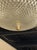 Early 20th Century French Cut Glass and Gilt Brass Flush Mount Chandelier For Sale - Image 4 of 5