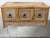 English Vintage Rattan Three Drawer Table Top Cabinet For Sale - Image 3 of 9