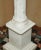 Large Antique Italian Corinthian Pillar Side Table Lamp in Carrara Marble For Sale - Image 5 of 11