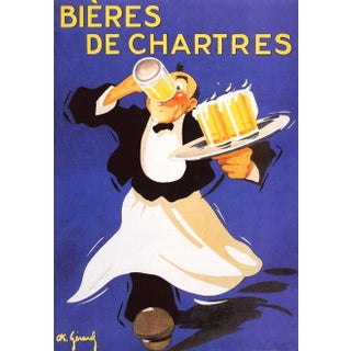 Bieres De Chartres Giclee Print on Watercolor Paper For Sale