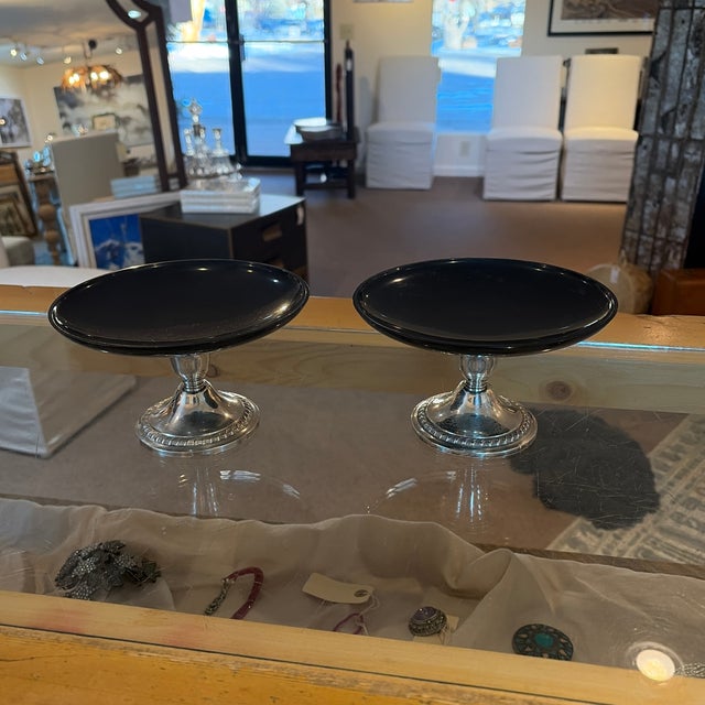 Nice antique compotes. 2 available