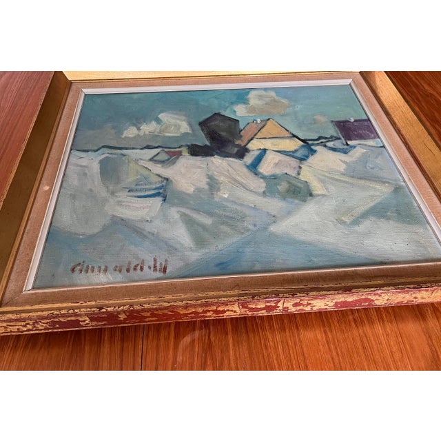 Vintage Painting by Danish Artist Arnold William Pedersen For Sale - Image 9 of 12