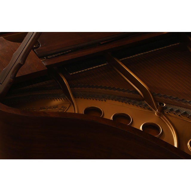 1929 Steinway & Sons Model M Vintage Walnut Grand Piano With Bench For Sale - Image 18 of 18