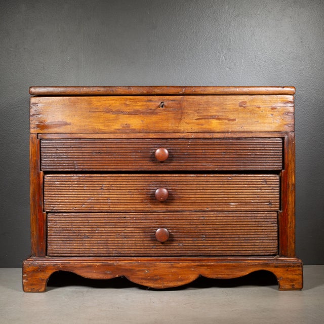 Industrial 19th C. Machinist's Tool Chest For Sale - Image 3 of 11