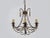 Vintage 4-Light Chandelier in Brown and Gilt Metal, 1980s For Sale - Image 10 of 10