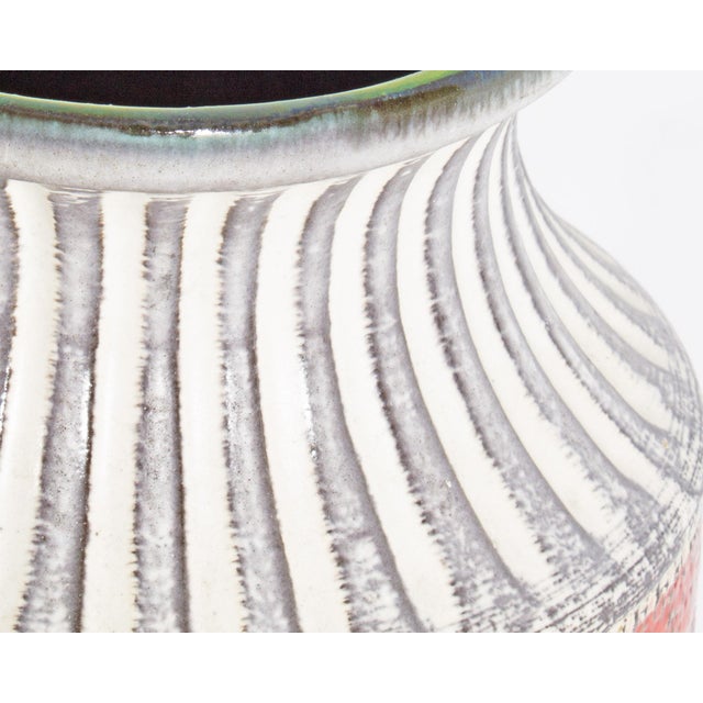 Mid-Century Modern Bay Keramik West German 88-40 Floor Vase For Sale - Image 3 of 7