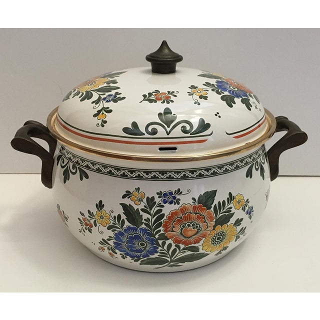 1970s Vintage German Enamel Dutch Oven Chairish
