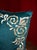 Teal Majestic Cushion Cover For Sale - Image 4 of 5