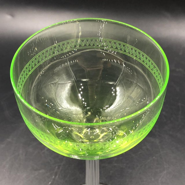 Antique Glass Dome Wine Glasses, 1890s, Set of 5 For Sale - Image 5 of 18