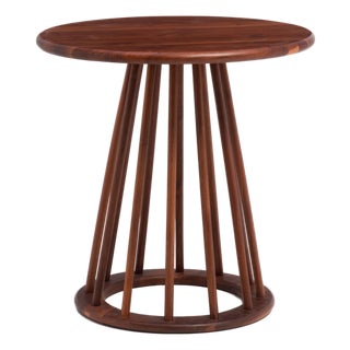 Arthur Umanoff Washington Woodcraft Solid Walnut Side Table Mid Century 1950s For Sale