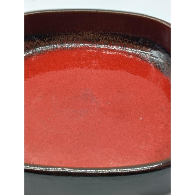 Ceramic Square Fat Lava Ceramic Centerpiece from Scheurich Keramik, Germany, 1960s For Sale - Image 7 of 8