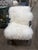 Four Hands Mongolian Sheepskin Accent Chair With Lumbar Pillow For Sale In Las Vegas - Image 6 of 6