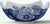 Ceramic Vintage Vibrant Blue & White Imari Style Decorative Bowl For Sale - Image 7 of 16
