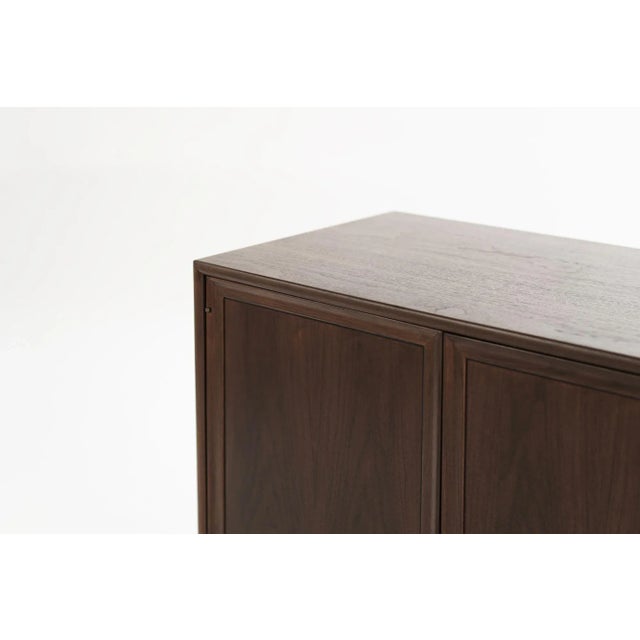Wood Set of Walnut Cabinets by Kipp Stewart, C. 1950s For Sale - Image 7 of 12