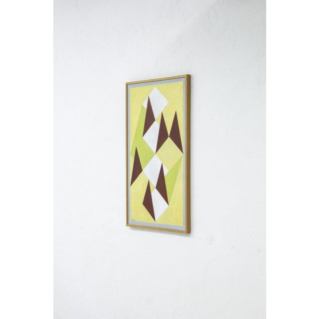 Painting by Bertil Öhlund, Oil on Canvas, 1957 For Sale - Image 3 of 7