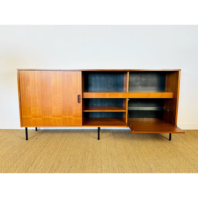 Scandinavian Teak High Sideboard, 1960s For Sale - Image 16 of 18