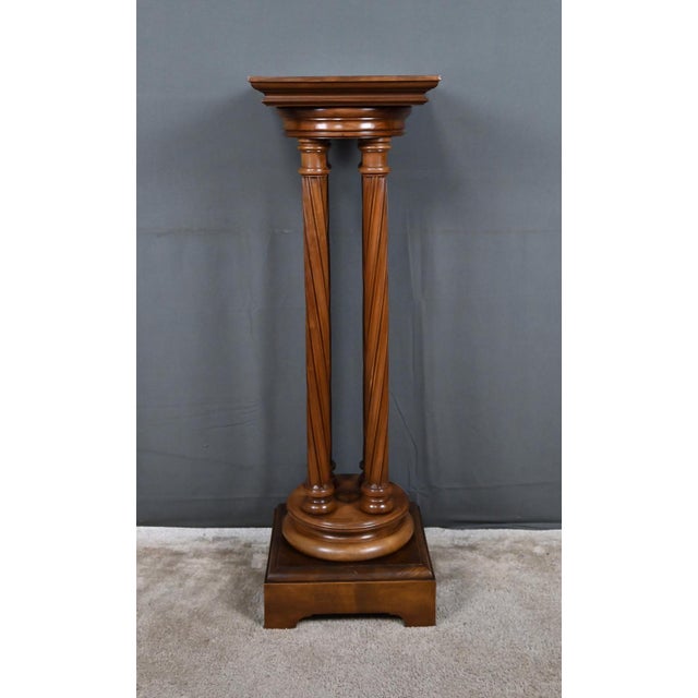 Neo-Gothic Walnut Swivel Side Table, 1900s For Sale - Image 17 of 18
