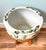 Vintage Floral Koi Fish Bowl Planter With Wood Stand For Sale - Image 4 of 11
