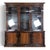 Large English Bookcase in Exotic Wood with Three Glass Doors For Sale - Image 17 of 17