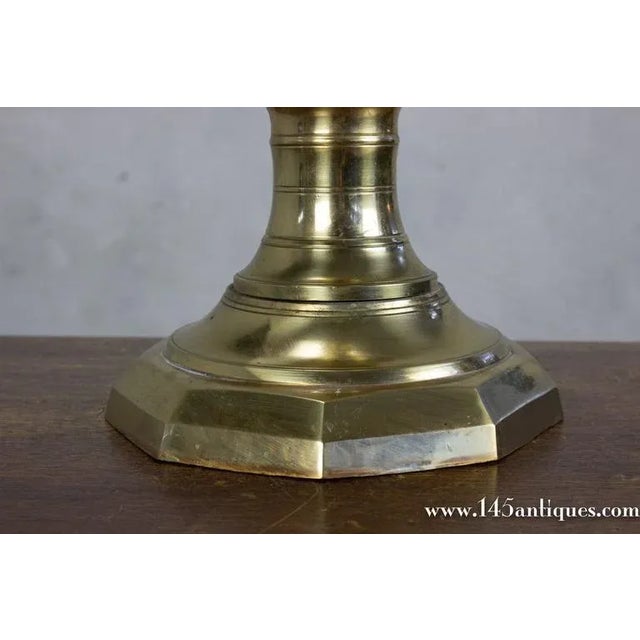1940s French Bronze and Brass Table Lamp, 1940s For Sale - Image 5 of 9
