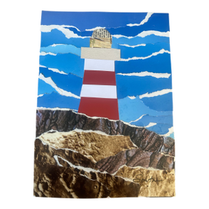“Guiding Light” Original Collage by Nancy Smith