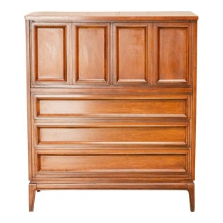 Mid 20th Century Gentlemans Chest Mid Century Highboy For Sale