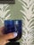 Cobalt glass bowl. For punch or ice. 7 matching tumblers. Pristine condition.