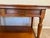 Victorian 19th-Century English Howard & Sons Mahogany Library Writing Table Desk For Sale - Image 3 of 14