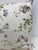 Pair of 22" Square Pillows Decorated With a Delicate Purple & Pink Floral Pattern - Made in Uk. For Sale In Dallas - Image 6 of 13