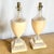Spanish Vintage Spanish Alabaster Crystal and Lucite Table Lamps - A Pair For Sale - Image 3 of 9