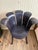 1980s Vintage King Harold Bentwood Flower Chair Miro Harold Ebonized Ink Black 80s VTG For Sale - Image 5 of 12