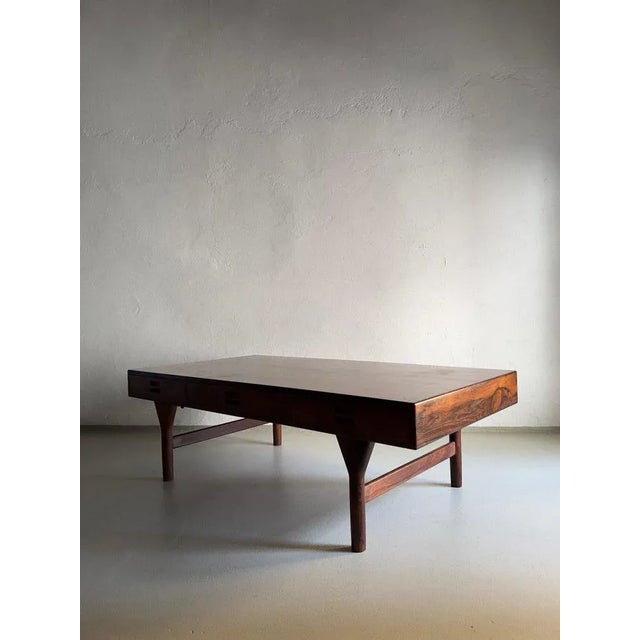 Wood Rosewood Coffee Table by Nanna Ditzel for Søren Willadsen | Denmark | 1950s For Sale - Image 7 of 13