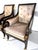 Classical Style Leather Armchairs by Baker - Set of 2 For Sale In Los Angeles - Image 6 of 9