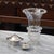 Beautiful scalloped glass vase from Spain, 1930s. Thick glass with wavy glass detail and a scallop rim. Original glass...