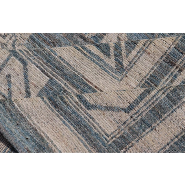 Modern Khotan Rug With Circular Medallions by Keivan Woven Arts 10'6 X 16'3 For Sale - Image 10 of 11