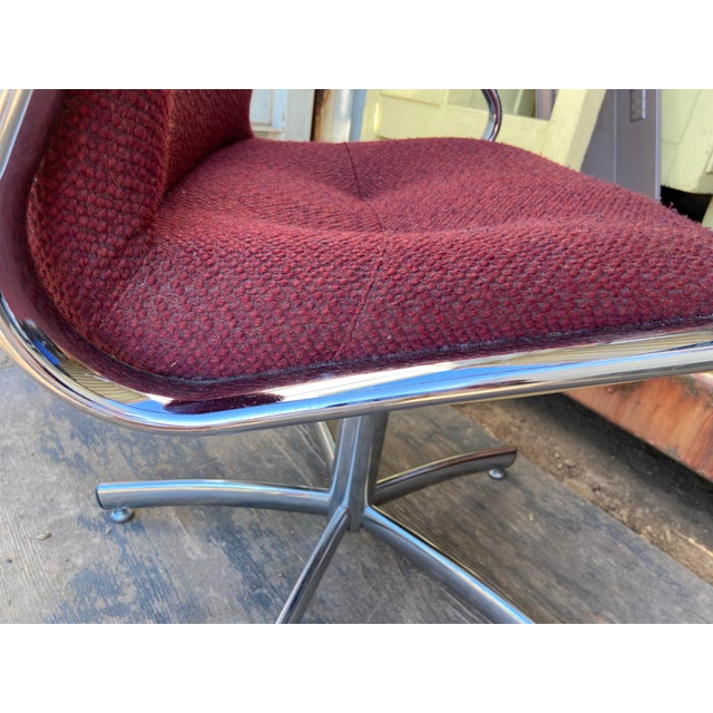 Textile 1980s Vintage Mid Century Modern 454 Steelcase Chair For Sale - Image 7 of 12