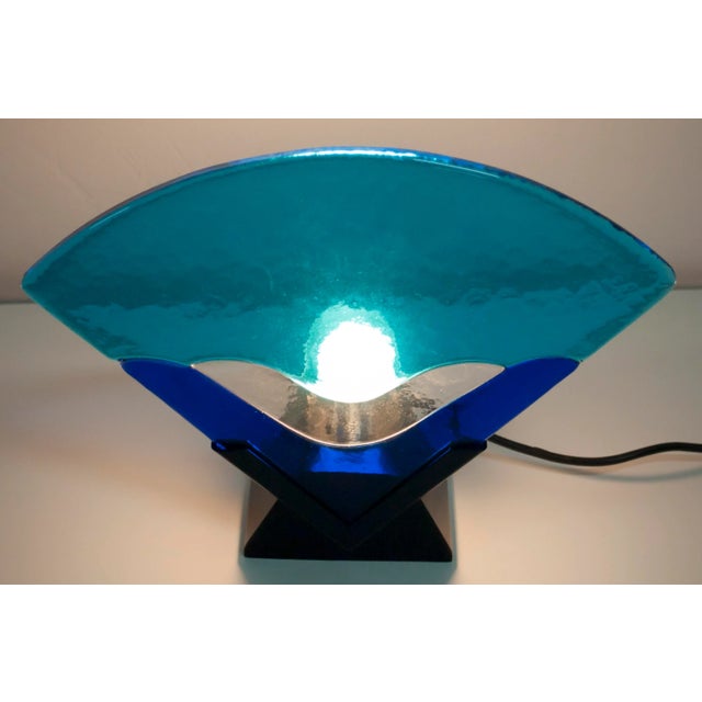 Murano Glass Table Lamps, 1980s, Set of 2 For Sale - Image 4 of 9