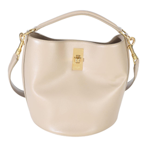 Tan Smooth Calfskin Teen Bucket 16 Bag