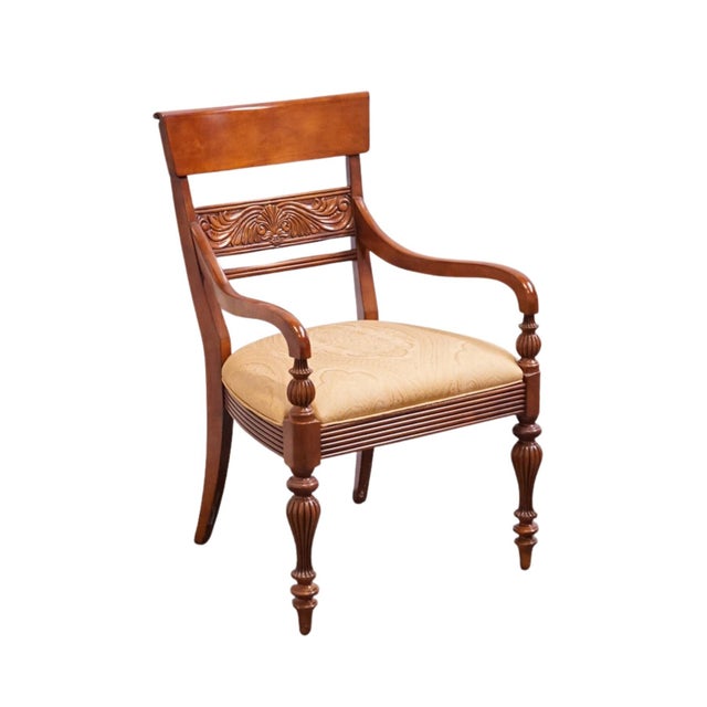 ETHAN ALLEN British Classics Collection Early American Traditional Dining Arm Chair 29-6500A 36.5" High 24" Wide 23.5"...